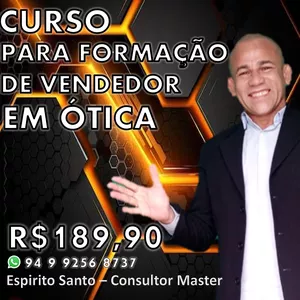 Imagem de capa para o Curso online CURSO PARA FORMAÇÃO DE VENDEDOR EM ÓTICA
