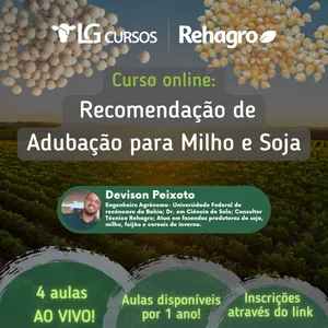 Imagem de capa para o Curso online Recomendação de Adubação para Milho e Soja