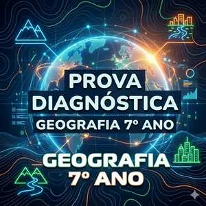 Imagem de capa para o Ebook PROVA DIAGNOSTICA GEOGRAFIA 7º ANO