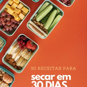 Imagem de capa para o Ebook 100 receitas saudáveis para seca