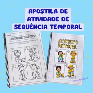 Imagem de capa para o Ebook Apostila de atividade de Sequência Temporal