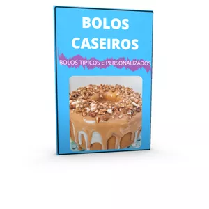 Imagem do curso Curso em vídeo com e-book:  Bolos caseiros típicos e personalizados