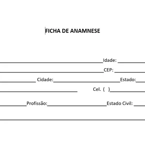Imagem de capa para o Curso online FICHA DE ANAMNESE 