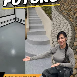Imagem de PISOS DO FUTURO: de pedras naturais drenantes à granito líquido. criado por Faby Franco na hotmart