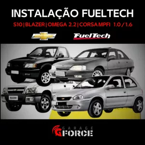 Imagem de capa para o Ebook Instalação de Injeção Fueltech para GM (Omega, Corsa, S10, Blazer)