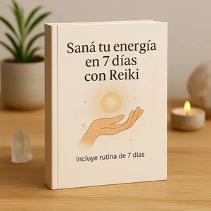Imagen de portada para Ebook Saná tu energía en 7 días con Reiki