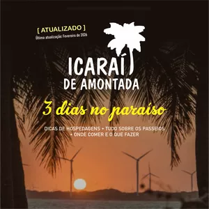Imagem de capa para o Ebook Icaraí de Amontada (3 dias no paraíso) - eBook Roteiro Pronto com dicas exclusivas + 2 eVídeos (Bônus)