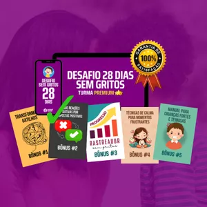 Imagem de capa para o Curso online Desafio de 28 Dias sem Gritos + Bônus
