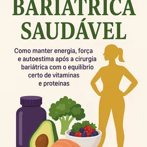 Imagem de capa para o Ebook O segredo da bariátrica saudável 