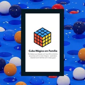 Imagem de capa para o Ebook Cubo Mágico em Família