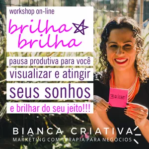 Imagem de capa para o Curso online Workshop Brilha-Brilha 