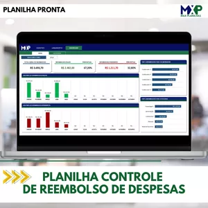 Imagem de capa para o Ebook PLANILHA CONTROLE DE REEMBOLSO DE DESPESAS
