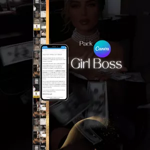 Imagem de capa para o Curso online Pack Canva Girl Boss