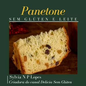 Curso Aprenda a Fazer um Panetone e um Chocotone Sem Glúten e Sem Lactose