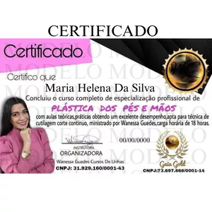 Imagem de capa para o Curso online Certificado 2opcão plastica dos pés e mãos