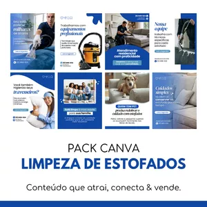 Imagem do curso PACK CANVA LIMPEZA DE ESTOFADOS
