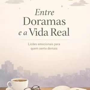 Imagem de capa para o Ebook Entre Doramas e a Vida Real: Lições emocionais para quem sente demais