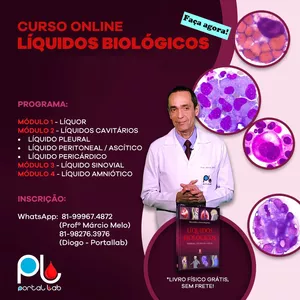Imagem de capa para o Curso online Líquidos Biológicos - Curso online + Livro digital