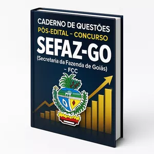 Imagem de capa para o Ebook 200 Questões – Pós-Edital – Concurso Sefaz-GO – Reforma Tributária (EC 132-2023) – Direito Financeiro (Lei 4.320-1964)