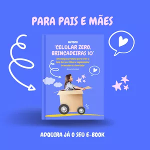 Imagem de capa para o Ebook Método 'Celular ZERO, Brincadeiras 10'