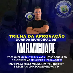 Imagem de capa para o Curso online GCM MARANGUAPE | TRILHA DA APROVAÇÃO