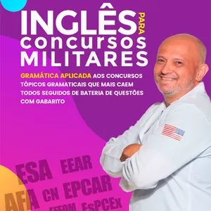 Imagem do curso Inglês Para Concursos Militares - Gramática Completa (com exercícios)