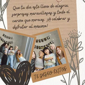 Imagen de portada para Ebook  Tarjeta de Cumpleaños "Alegría y Éxito"