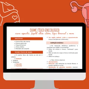 Imagem de capa para o Curso online Resumo - Exame físico completo em Ginecologia e Obstetrícia 