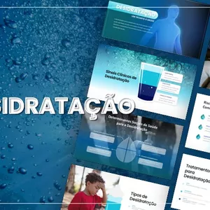 Imagem de capa para o Curso online Desidratação - Template de PowerPoint