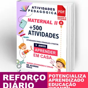 Imagem de capa para o Ebook ATIVIDADES INFANTIL 3 ANOS PARA IMPRIMIR