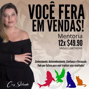 Imagem de capa para o Serviço online Você FERA em Vendas - 3ª e 5ª - Mentoria
