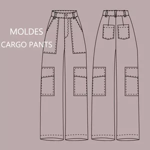 Imagen de portada para Ebook MOLDES BAGGY CARGO PANTS 2 aesthetic