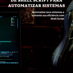 Imagem de capa para o Curso online eBook: 50 Exemplos práticos de Shell Script para automatizar sistemas