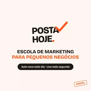 Imagem do curso Posta Hoje. — Escola de Marketing para Pequenos Negócios