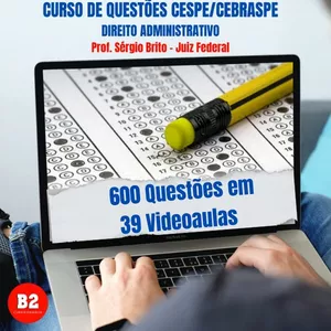 Imagem de capa para o Curso online CURSO ONLINE - DIREITO ADMINISTRATIVO - RESOLUÇÃO DE QUESTÕES CESPE/CEBRASPE