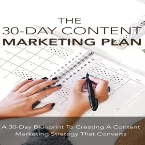 Cover image for Ebook The 30 Day Content Marketing Plan 