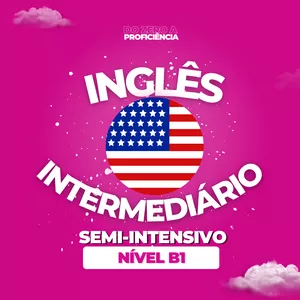 Imagem de capa para o Curso online 🇺🇸 Inglês Intermediário (B1) - Semi-Intensivo