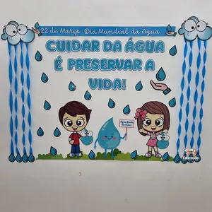 Imagem de capa para o Ebook 💧Painel Dia da Água 💧 