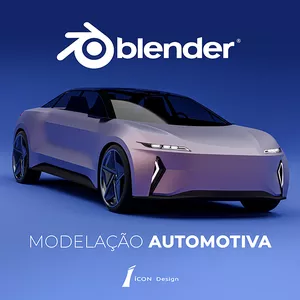 Imagem de capa para o Curso online Curso Blender Automotivo ICON DESIGN