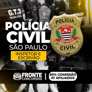 Imagem do curso POLÍCIA CIVIL DE SÃO PAULO | INSPETOR E ESCRIVÃO