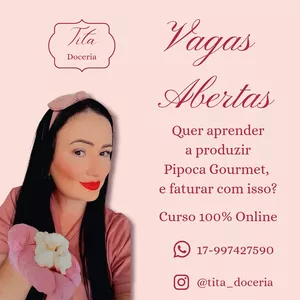 Imagem de capa para o Curso online Pipoca Gourmet