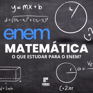 Imagem do curso A Matemática do ENEM: O QUE ESTUDAR? + BONUS