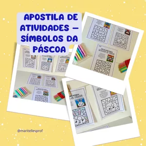 Imagem de capa para o Ebook  Apostila de Atividades – Símbolos da Páscoa