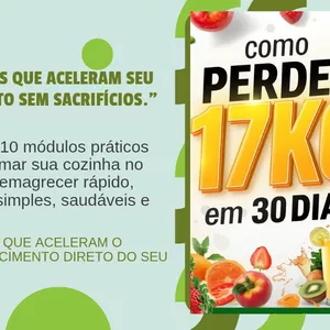 Imagem de capa para o Ebook Como perder 17kg em 30 dias 