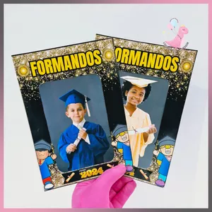 Imagem de capa para o Ebook MOLDURA PARA FORMANDOS- PRETA E DOURADA