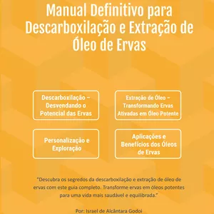 Imagem de capa para o Ebook Óleos de Ervas: Guia Completo para Descarboxilação e Infusão de Ervas