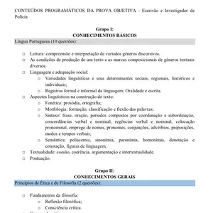 Imagem principal do produto Edital descomplicado para impressão PJC-MT - Polícia Judiciária Civil de Mato Grosso