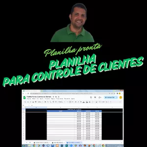Imagem de capa para o Curso online Planilha para Controle de Clientes 