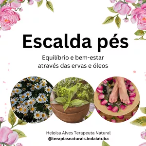 Imagem de capa para o Ebook E-book de Escalda pés - Equilíbrio e bem-estar através das Ervas e óleos  