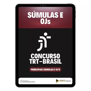Imagem de capa para o Ebook Súmulas e OJs